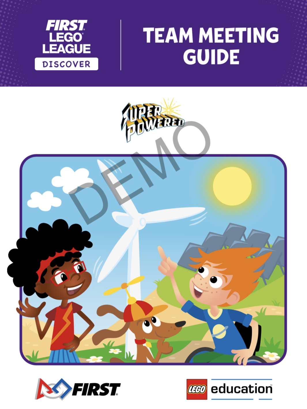 Lego SUPERPOWERED Team Meeting Guide (FLL Discover)