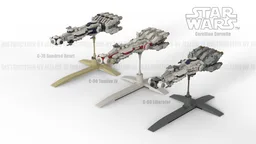 Mini SIze Corellian Corvette : CR-70, CR-90 Tantive IV & Liberator
