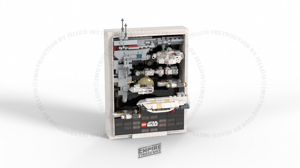 Lego Box-Style Micro Diorama : Original Trilogy M.Falcon Theme PART III