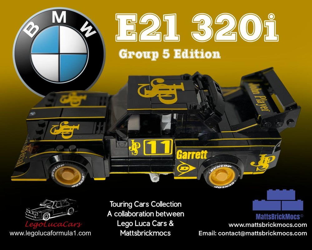 Lego BMW E21 320i JPS Group 5 Racecar