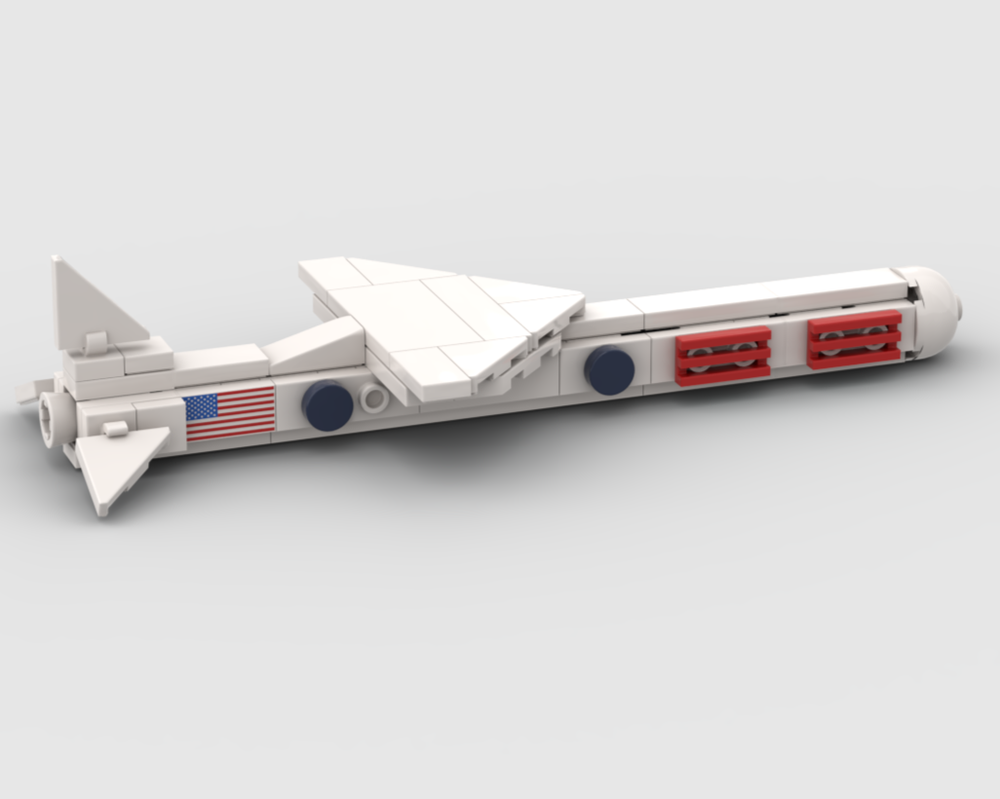 Lego Pegasus XL (Saturn V scale)