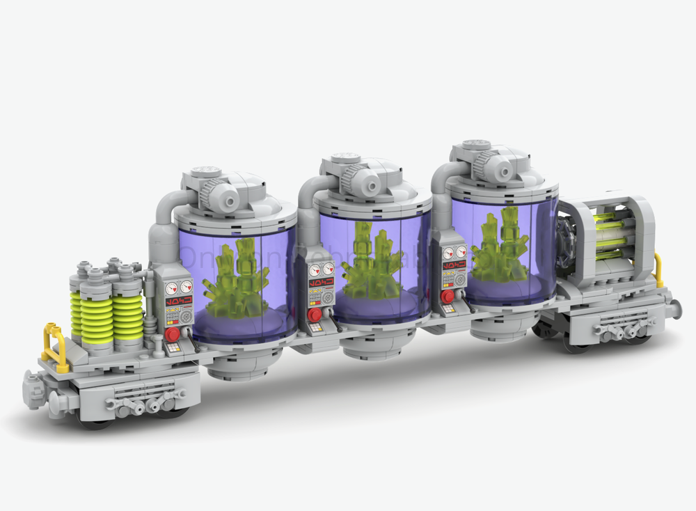 Lego Crystal Energy Chamber Train Wagon