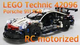 legotechnic 42096 porsche 911RSR RC motorized