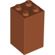 Brick 2 x 2 x 3 / Dark Orange