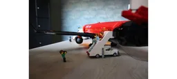 Embraer E-195 plane (Red)