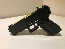 Rubber Band Gun Glock 17 with magazine