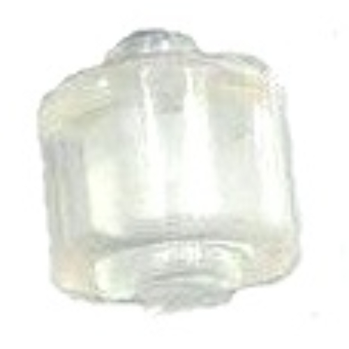 Lego Pen Bead, Round Large, Curved Edges / Cylinder / Orange