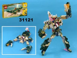 Transformer Scorponok/Scorpion from LEGO Creator set 31121: Crocodile