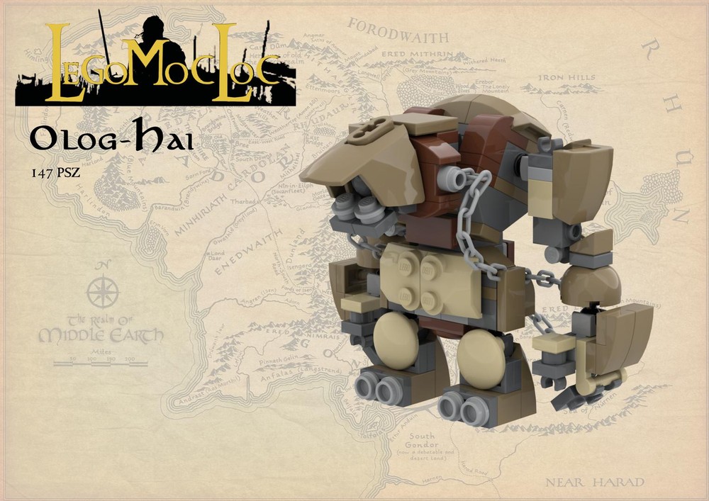 Lego Mordor Olog-Hai