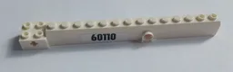 Crane Arm Outside, Wide with Pin Hole at Mid-Point with Black '60110' Pattern on Both Sides (Stickers) - Set 60110