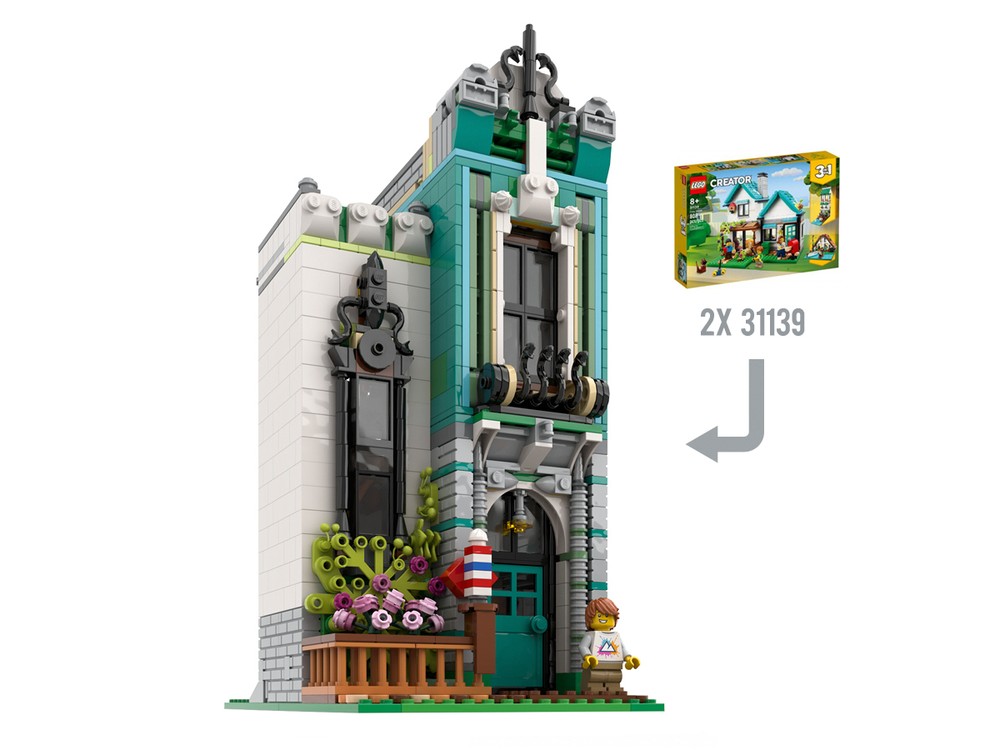 Lego Green Townhouse