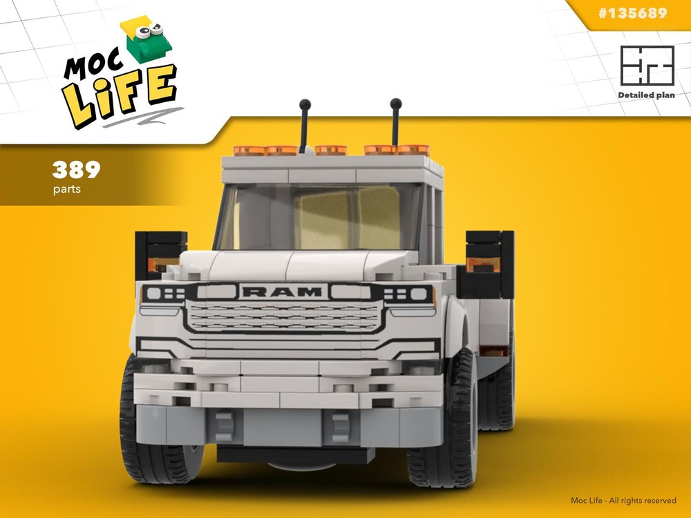Lego Ram 3500 quad cab dually