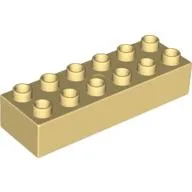 Duplo Brick 2 x 6 / Light Yellow