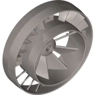 Engine, Very Large Turbine, with Pearl Light Gray Marbled Pattern / Black