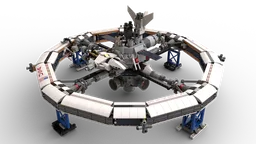Orbital Space Station "USS Sword of Damocles" w/ spinning action