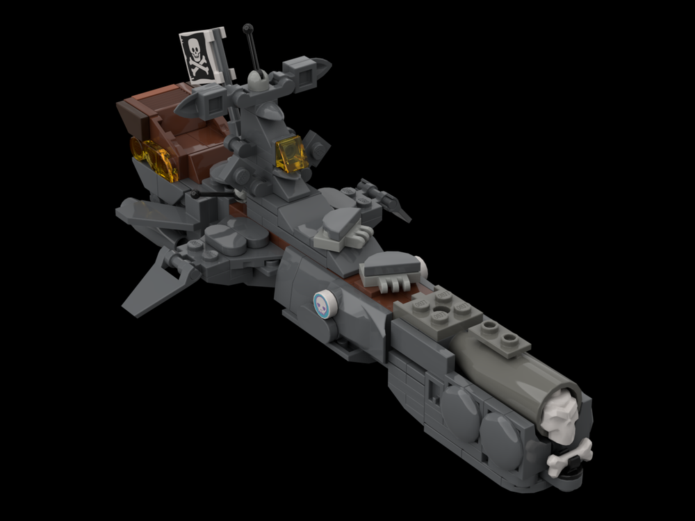 Lego The Arcadia in dark bluish grey