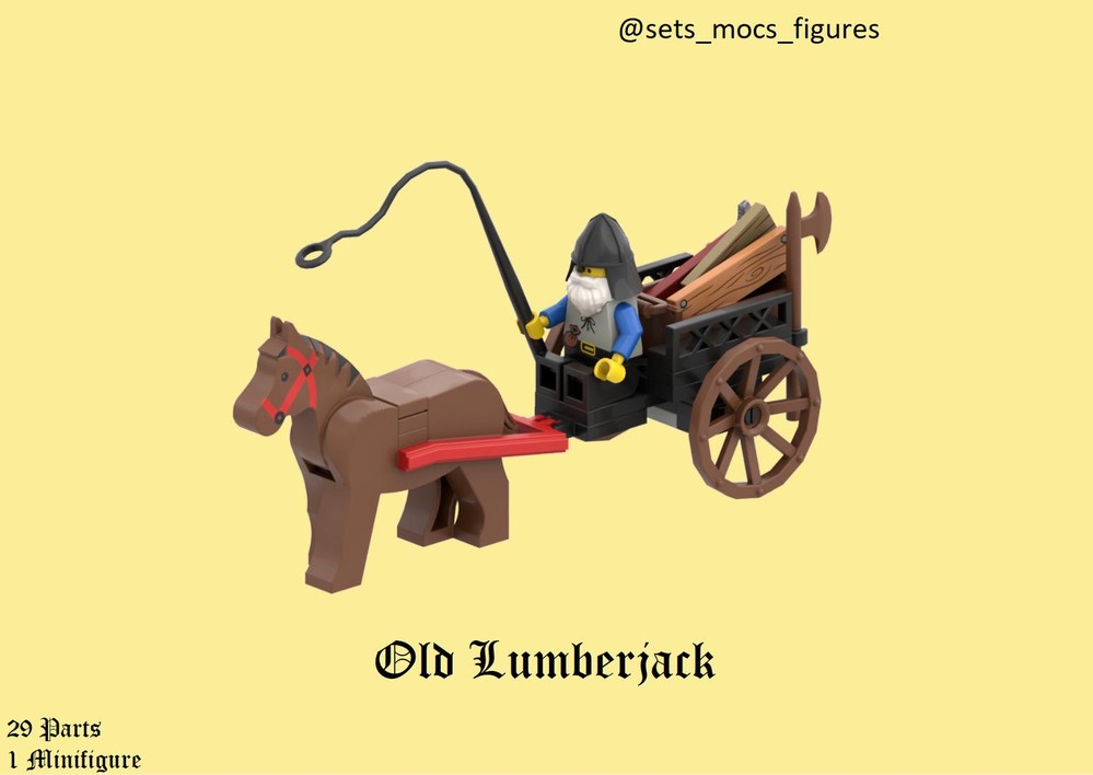 Lego Old lumberjack