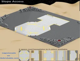 Landing brick-built baseplate