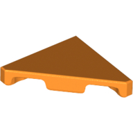 Lego Tile 45° Cut 2 x 2 (Triangle) / Orange