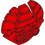 Large Figure Shield 5 x 5 with Triple Blasters / Red