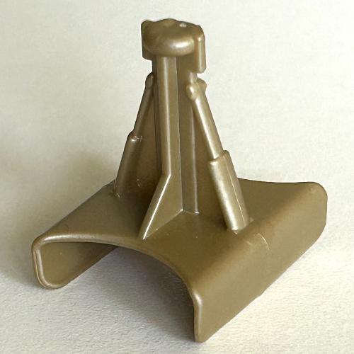 Lego Packaging Lid Clip, Bionicle / Pearl Light Gold