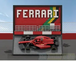 F1 Team Wall Display