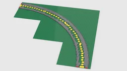 Ballasted R88 Curve Track Baseplates