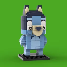 Bluey Custom Brickheadz