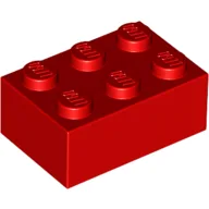 Brick 2 x 3 / Red
