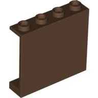 Panel 1 x 4 x 3 [Hollow Studs] / Brown