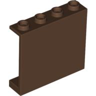 Lego Panel 1 x 4 x 3 [Hollow Studs] / Brown