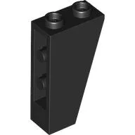 Brick Sloped Inverted 75° 2 x 1 x 3 / Black