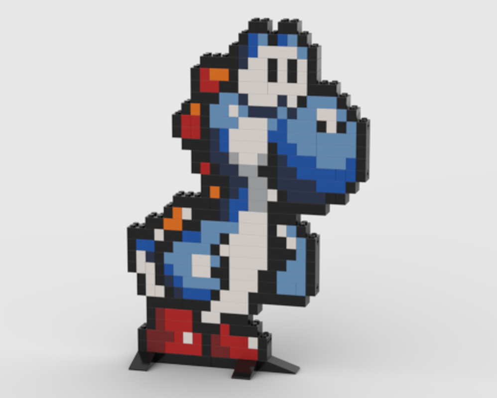 Lego Blue Yoshi