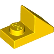 Brick Sloped 45° 2 x 1 with 2/3 Cutout [New Version] / Yellow