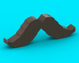Brown Mustache