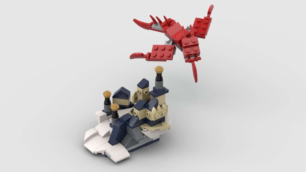 Lego 31088 Micro castle and dragon