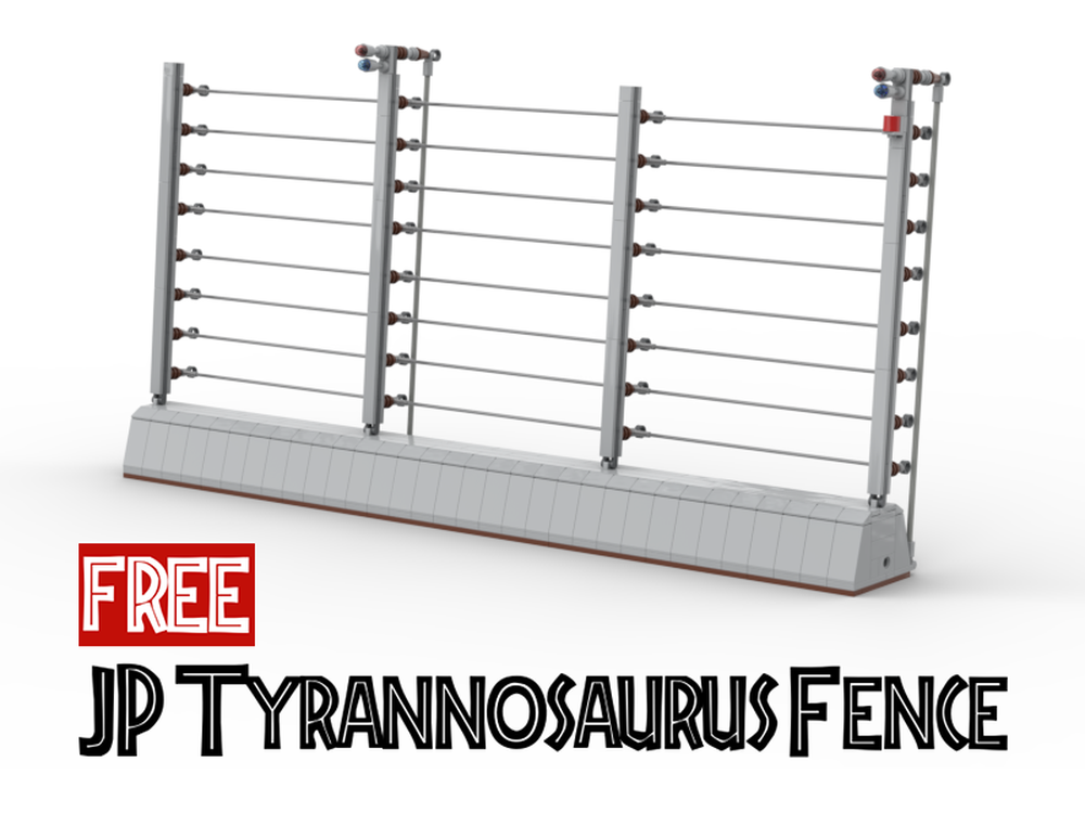 Lego JP T-Rex Fence