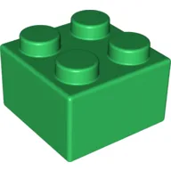Brick Soft 2 x 2 / Green