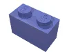 Brick 1 x 2 / Medium Bluish Violet