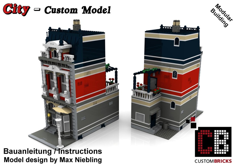 Lego Custom Modular Building - House Villa Ichon