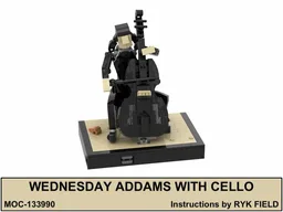 Wednesday Addams with Cello