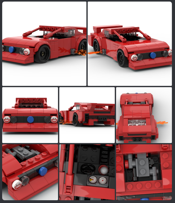 Lego Zakspeed Capri Group 5 (IMPORTANT NOTE IN DESCRIPTION)