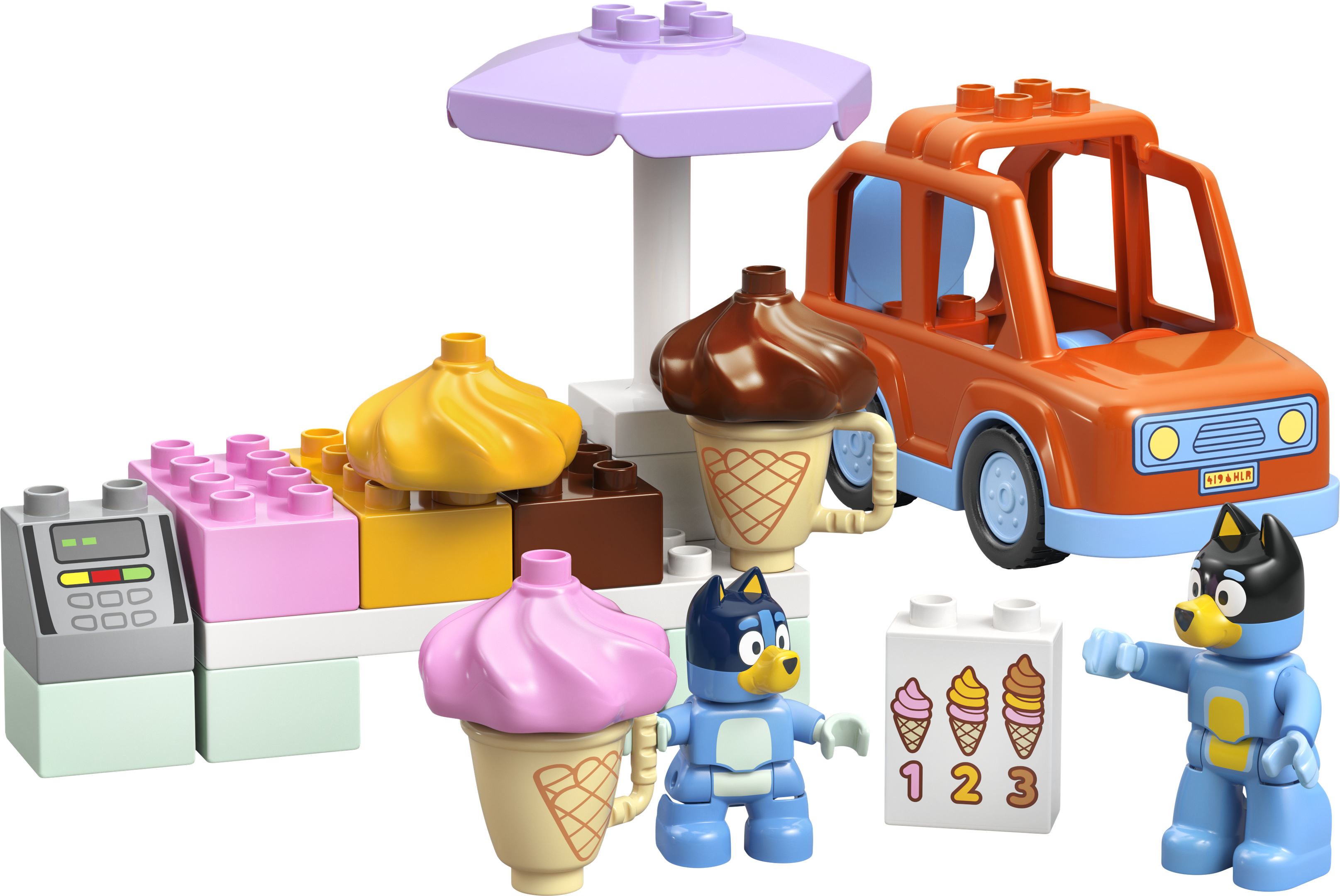 Lego Ice Cream Trip with Bluey
