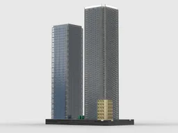 Bay Adelaide Centre at 1/650th Scale