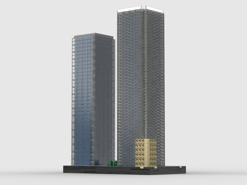 Lego Bay Adelaide Centre at 1/650th Scale