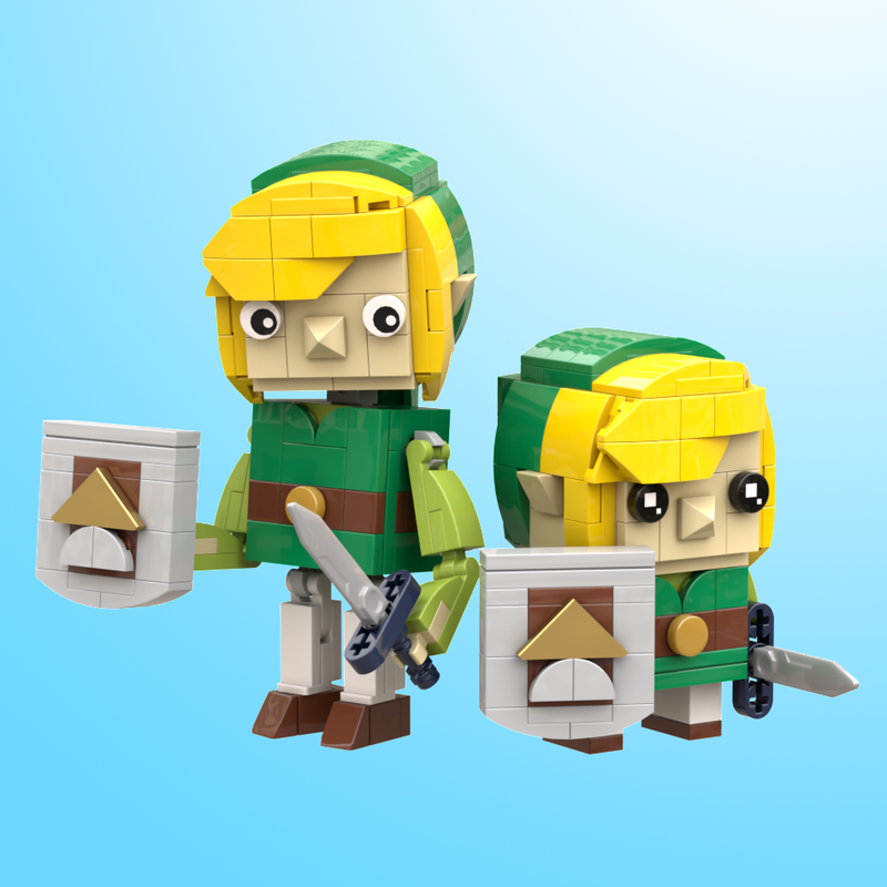 Lego Block Head & BrickHeadz Link (Legend of Zelda)