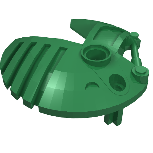 Lego Large Figure Shield 5 x 5 with Wrench / Green