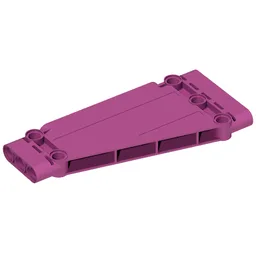 Technic Panel 5 x 11 x 1 Tapered / Magenta