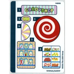Sticker Sheet for Set 40692-1 / [No Color/Any Color]