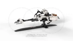 Imperial 74-Z speeder bike white version